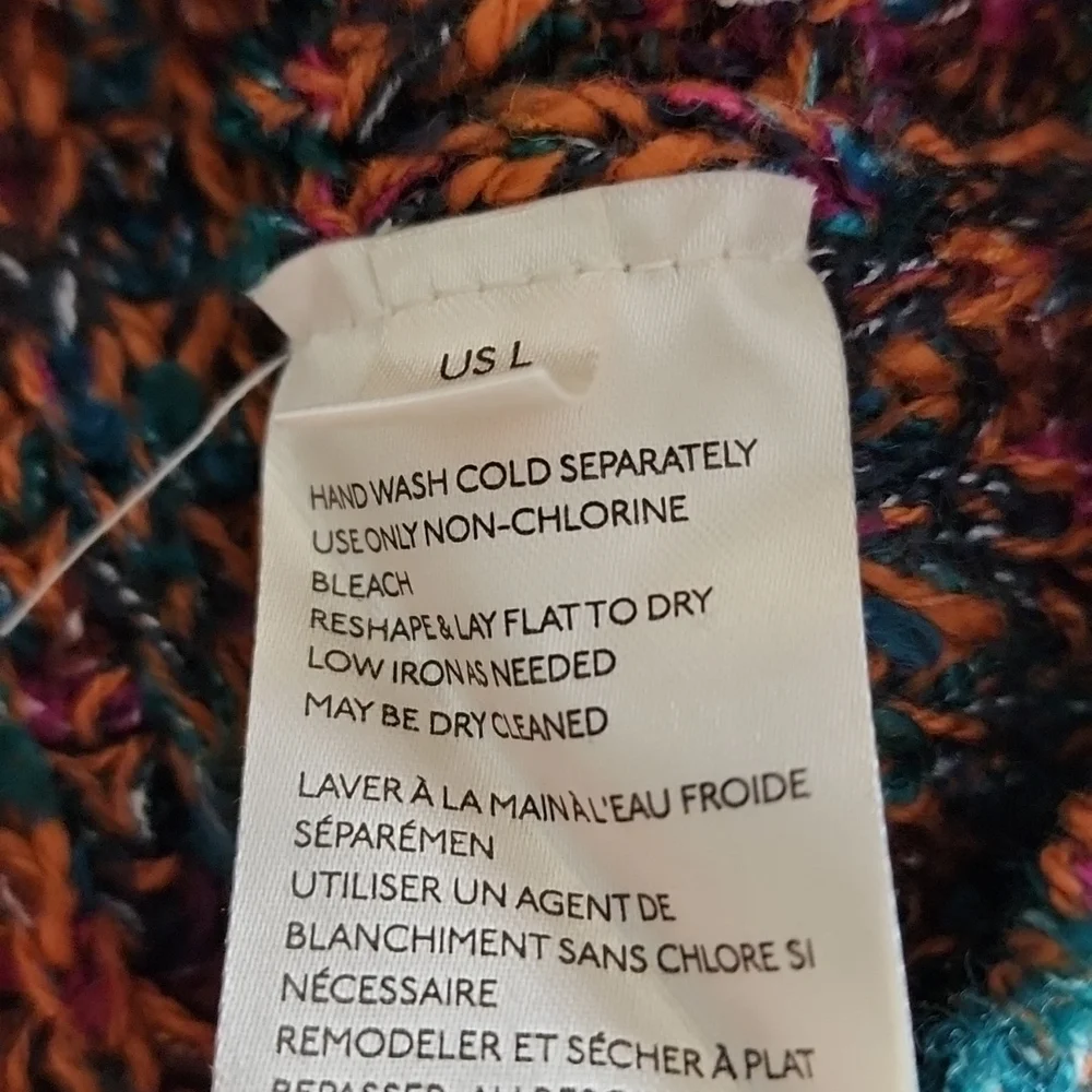 Free Peple Highlands Sweater Large NWT - Picture 8 of 9